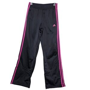 NWOT Adidas Women Black Pink Track Pants Athletic Sportswear Joggers Size S 2011